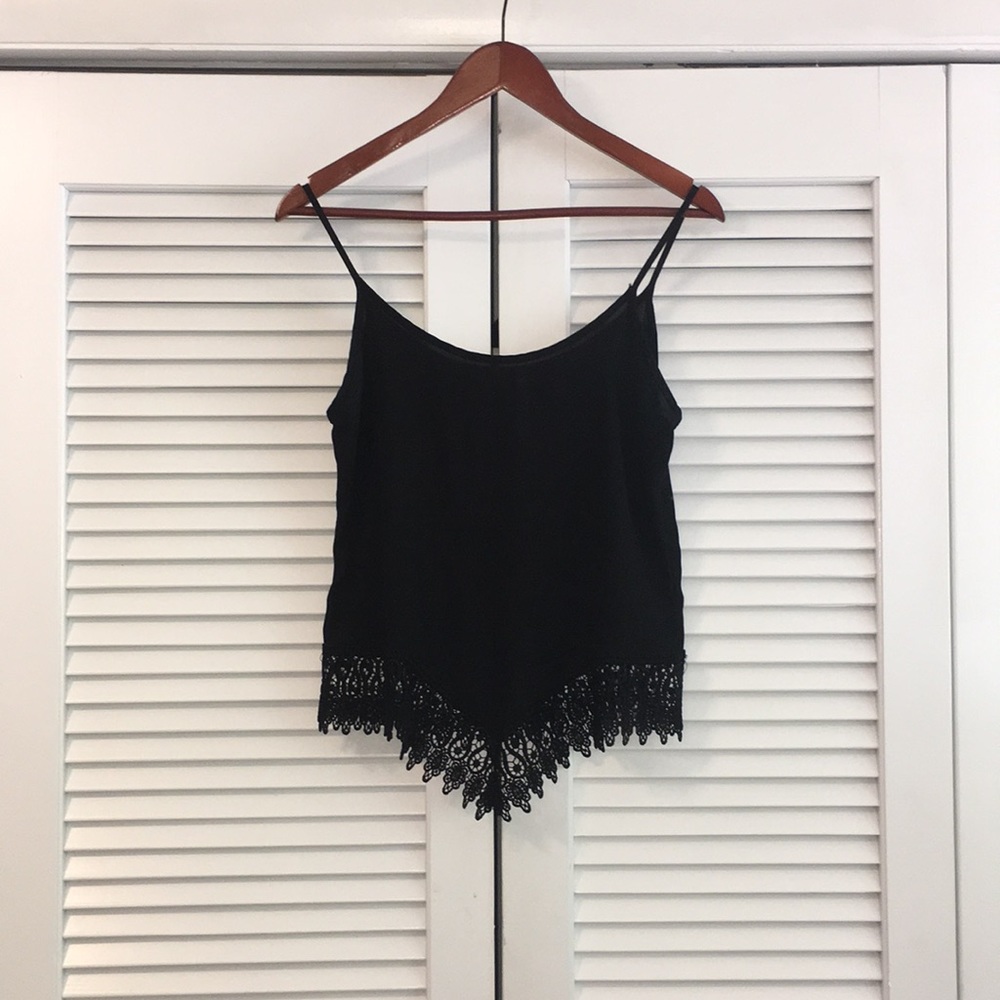 Sheer black tank